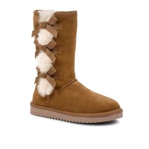 Koolaburra By UGG Kids Victoria Tall Boot in Cognac‎ size 2